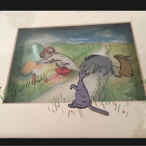 DISNEY WINNIE THE POOH JEAN PIERRE WEILL 3D ART Vitreograph RARE Numbered/signed - Picture 6 of 8